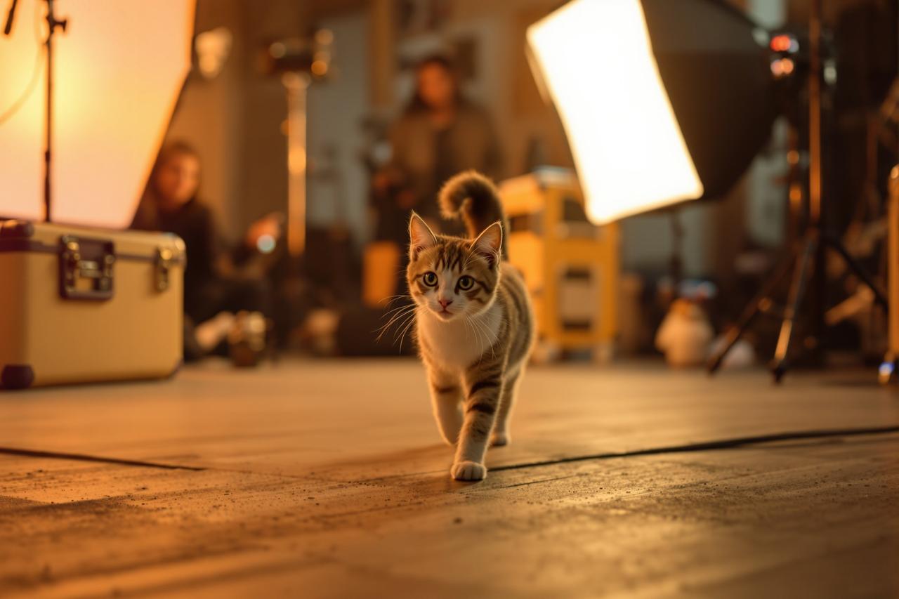 片场里的猫