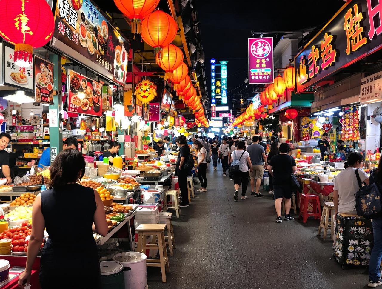 夜市里的烟火气