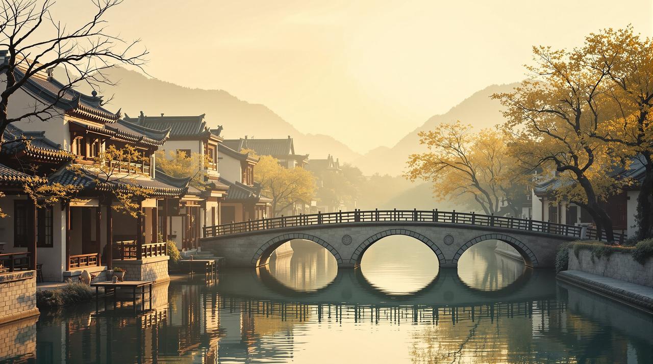 江南水乡的午后时光